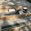 Glow in Dark Anti Slip Traction Tape Green Stripe Friction Abrasive Adhesive For Stair Tread Step Indoor Outdoor