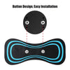 EMS Cervical Spine Massager Mini Electric Neck Massager Tens Low Pulse Neck Back Body Muscle Stimulator Arm Leg Relaxation Pads