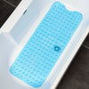 Non-slip shower mat bathtub mat with drain holes and suction cups- machine washable