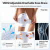 VBOSI Compression Knee Pad - Relieve Knee Pain, Meniscal Tear, Arthritis  and Mobility Knee Support