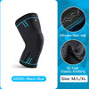 1 piece of compression knee support sleeve, elastic, breathable, anti slip knee protection, suitable for football, basketball, g