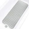Bathtub Mats for Shower Tub, Extra Long Non-Slip 40 X 16 Inch Bath Mat with Drain Holes and Suction Cups, Bath Mat for Bathroom