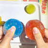 Sensory Stress Reliever Reusable Slushie Squeeze Ball with Crunchy Crackling Noise Creative Moldable Fidget Putty for All Ages