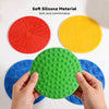 Silicone Sensory Mat,Tactile Discs,Sensory Toys for Teens and Adults,Suitable for Sensory Play,Grasping Exercises,Foot Massage