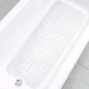 Bathtub Mats for Shower Tub, Extra Long Non-Slip 40 X 16 Inch Bath Mat with Drain Holes and Suction Cups, Bath Mat for Bathroom