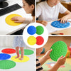 Silicone Sensory Mat,Tactile Discs,Sensory Toys for Teens and Adults,Suitable for Sensory Play,Grasping Exercises,Foot Massage