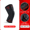 1 piece of compression knee support sleeve, elastic, breathable, anti slip knee protection, suitable for football, basketball, g