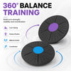 Thickened Balance Board Anti Slip Wobble Disc Core Stability Trainer for Yoga Fitness Kids Coordination Foot Ankle Exercise Pads