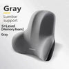 Memory Foam Lumbar Back Cushion for Car Office Gaming Chairs and Postpartum Waist Support Multi Functional Pain Relief Pillow