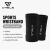 WRELS 1 Pair Compression Wrist Sleeves Half Finger Gloves with Thumb Hole Wrist Support Palm Wrap for Gym Fitness Weightlifting