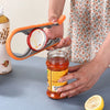 Multifunctional 4-in-1 Kitchen Tool Jar Gripper Lid Opener - Easy to Use Home Essential