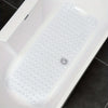 Non-slip shower mat bathtub mat with drain holes and suction cups- machine washable
