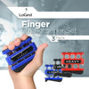 Finger Strengthener for Musician Rock Climbing Therapy - Silicone Hand Grip Exerciser for and Hand Strength Training -