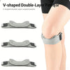1/2Pcs Silicone Patellar Tendon Support Strap Adjustable Knee Support Pads for Sports, Running, Tennis, Jumpers Knee