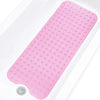 Bathtub Mats for Shower Tub, Extra Long Non-Slip 40 X 16 Inch Bath Mat with Drain Holes and Suction Cups, Bath Mat for Bathroom