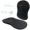 Ergonomic Mouse Pad Comfortable Wrist Support Memory Foam Non Slip  For PC Laptop Computer