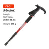 Outdoor Trekkings Pole 4-Section Portable Walking Hiking Telescopic Stick Lightweight Trekking Stick