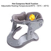 Adjustable Neck Traction Device Heating Neck Stretcher Cervical Traction Spine Collar Support  for Muscle Relaxation Home Office