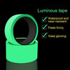5m Waterproof Photoluminescent Tape Glow In Dark and Anti Slip Tape - 1-4cm width For Stair Treads Floor Marking Night Guide