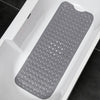 Non-slip shower mat bathtub mat with drain holes and suction cups- machine washable