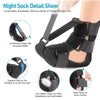 Comfortable Night Foot Splint - Adjustable Support Sock for Plantar Fascia and Achilles Tendon Comfort