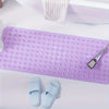 Non-slip shower mat bathtub mat with drain holes and suction cups- machine washable