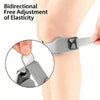 1/2Pcs Silicone Patellar Tendon Support Strap Adjustable Knee Support Pads for Sports, Running, Tennis, Jumpers Knee