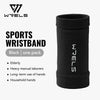 WRELS 1 Pair Compression Wrist Sleeves Half Finger Gloves with Thumb Hole Wrist Support Palm Wrap for Gym Fitness Weightlifting