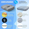 3D Lumbar Support Car Cushion, Memory Foam Ergonomic for Lower Back Pain Relief, Also for Office & Wheelchair Use
