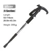 Outdoor Trekkings Pole 4-Section Portable Walking Hiking Telescopic Stick Lightweight Trekking Stick