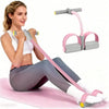 Pedal Resistance Bands With Handles, Durable 6-Tubes Multifunction Pedal Resistance Band, Natural Rubber Foot Pedal Resistance Bands, Fitness Resistance Bands For Abdomen, Waist, Arm, Leg