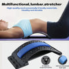 Waist Muscle Soothing Stretching Device Spine Stretching Massage Pad Lower Waist Support Lumbar Stretcher Back Soreness Relief