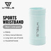 WRELS 1 Pair Compression Wrist Sleeves Half Finger Gloves with Thumb Hole Wrist Support Palm Wrap for Gym Fitness Weightlifting