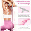 Pedal Resistance Bands With Handles, Durable 6-Tubes Multifunction Pedal Resistance Band, Natural Rubber Foot Pedal Resistance Bands, Fitness Resistance Bands For Abdomen, Waist, Arm, Leg