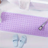 Non-slip shower mat bathtub mat with drain holes and suction cups- machine washable