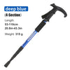 Outdoor Trekkings Pole 4-Section Portable Walking Hiking Telescopic Stick Lightweight Trekking Stick