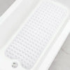 Bathtub Mats for Shower Tub, Extra Long Non-Slip 40 X 16 Inch Bath Mat with Drain Holes and Suction Cups, Bath Mat for Bathroom