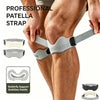 1/2Pcs Silicone Patellar Tendon Support Strap Adjustable Knee Support Pads for Sports, Running, Tennis, Jumpers Knee