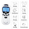Portable Electric 8 Modes TENS Muscle Stimulator Low Frequency Pulse Body Massager