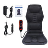 Electric Heating Back Waist Massager Shoulder Back Vibration Massage Mat for Chair Sofa Car Office Home Back Massage Hot Pad