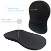 Ergonomic Mouse Pad Comfortable Wrist Support Memory Foam Non Slip  For PC Laptop Computer