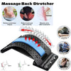 Waist Muscle Soothing Stretching Device Spine Stretching Massage Pad Lower Waist Support Lumbar Stretcher Back Soreness Relief