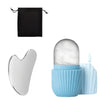1/3PCS Ice Face Roller Stainless Steel Gua Sha Board Set Facial Massager Face Massage Roller Face Lifting Beauty Skin Care Tools