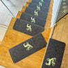 Non-Slip Self-Adhesive Luminous Stair Tread Mats Carpet Livingroom